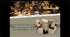 Desktop Screenshot of ambientedefesta.com.br